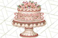 Whimsical Christmas Confectionery PNG Clipart Product Image 5
