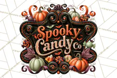 Retro Halloween Candy Shop Clipart PNG Product Image 5