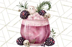 Halloween Cocktails Clipart PNG, Spooky Drinks Product Image 5