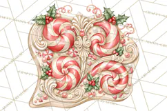Whimsical Christmas Confectionery PNG Clipart Product Image 2