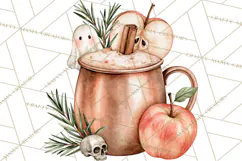 Halloween Cocktails Clipart PNG, Spooky Drinks Product Image 2