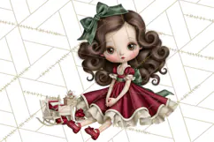 Christmas Toy Shop PNG Clipart, Santa & Elf Characters Product Image 2