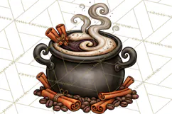 Spooky Coffeehouse PNG Clipart Product Image 3