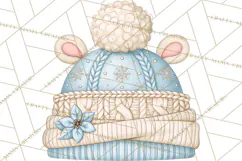 Winter Skating World Animals PNG Product Image 3