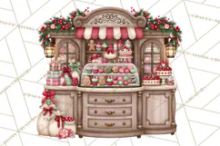 Christmas Bakery PNG Clipart, Santa & Elf Characters, Baker Product Image 3