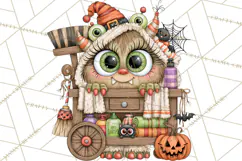 Monster Pet Groomers Halloween Clipart PNG Product Image 4