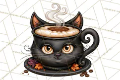 Spooky Coffeehouse PNG Clipart Product Image 4