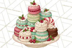 Christmas Bakery PNG Clipart, Santa & Elf Characters, Baker Product Image 4
