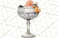 Halloween Cocktails Clipart PNG, Spooky Drinks Product Image 2