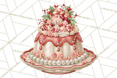 Whimsical Christmas Confectionery PNG Clipart Product Image 2