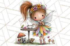 Sweet Little Fairies PNG, Cute Fairy Clip Art Product Image 2