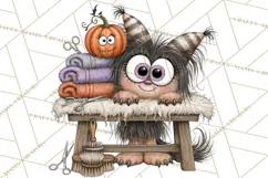 Monster Pet Groomers Halloween Clipart PNG Product Image 3