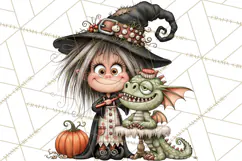 Monster Pet Groomers Halloween Clipart PNG Product Image 4