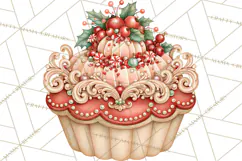 Whimsical Christmas Confectionery PNG Clipart Product Image 5