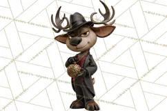 Christmas Crime Syndicate PNG Clipart, Mobster Santa Product Image 5