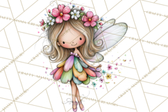 Sweet Little Fairies PNG, Cute Fairy Clip Art Product Image 5