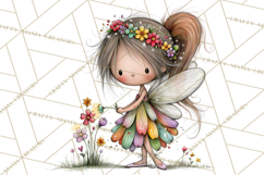 Sweet Little Fairies PNG, Cute Fairy Clip Art Product Image 2