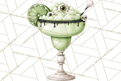 Halloween Cocktails Clipart PNG, Spooky Drinks Product Image 3