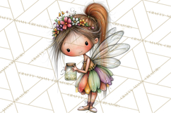 Sweet Little Fairies PNG, Cute Fairy Clip Art Product Image 3
