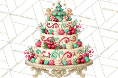 Christmas Bakery PNG Clipart, Santa & Elf Characters, Baker Product Image 3