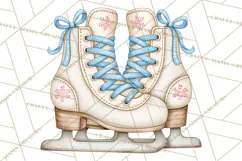 Winter Skating World Animals PNG Product Image 4