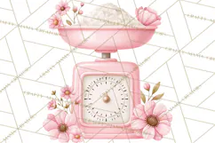 Pink Autumn Bakery Clipart PNG Product Image 4