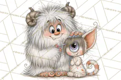 Monster Pet Groomers Halloween Clipart PNG Product Image 5