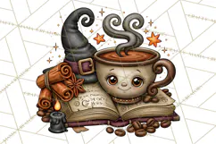 Spooky Coffeehouse PNG Clipart Product Image 5