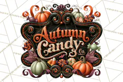 Retro Halloween Candy Shop Clipart PNG Product Image 2