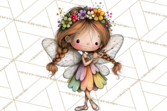 Sweet Little Fairies PNG, Cute Fairy Clip Art Product Image 2