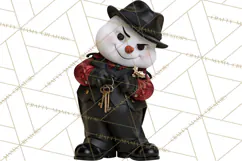 Christmas Crime Syndicate PNG Clipart, Mobster Santa Product Image 2