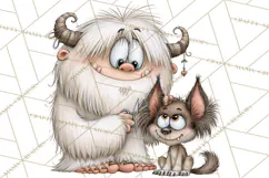 Monster Pet Groomers Halloween Clipart PNG Product Image 2