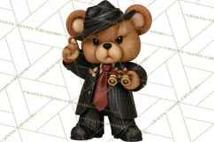 Christmas Crime Syndicate PNG Clipart, Mobster Santa Product Image 3