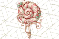 Whimsical Christmas Confectionery PNG Clipart Product Image 3