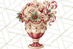 Whimsical Christmas Confectionery PNG Clipart Product Image 4