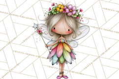 Sweet Little Fairies PNG, Cute Fairy Clip Art Product Image 5
