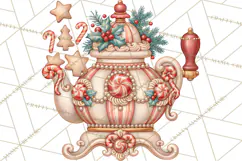 Whimsical Christmas Confectionery PNG Clipart Product Image 5