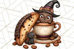 Spooky Coffeehouse PNG Clipart Product Image 5