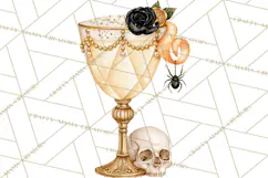 Halloween Cocktails Clipart PNG, Spooky Drinks Product Image 5