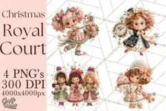 Christmas Royal Court PNG Clipart Product Image 1