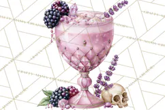 Halloween Cocktails Clipart PNG, Spooky Drinks Product Image 3