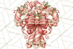 Whimsical Christmas Confectionery PNG Clipart Product Image 3