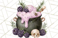 Halloween Cocktails Clipart PNG, Spooky Drinks Product Image 4