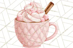 Pink Autumn Bakery Clipart PNG Product Image 5