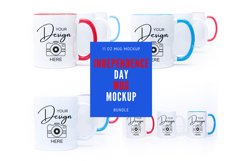 Mug Mockup 11 Oz Blank White Cup Independence Day Bundle Product Image 1