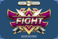 The Best Fight Badge with Editable Text Effect Product Image 1