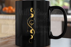 Celestial Moon Phase | Boho Witchy Crescent Moon Design Product Image 3