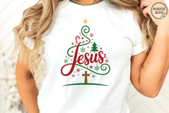 Jesus Christmas Tree|Faith Holiday|Christian Christmas Product Image 5