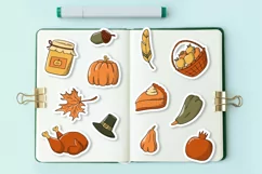 29 THANKSGIVING stickers PNG | JPG | EPS Product Image 4