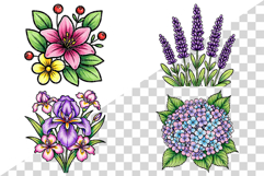 Flower Doodle | floral spring bloom botanical garden wild Product Image 6